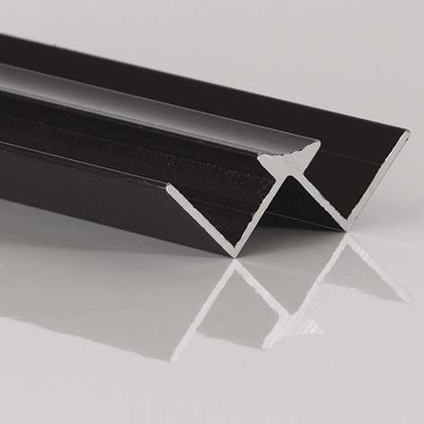 DuraPanel Aluminium Internal Corner Trim 2500mm for 11mm Shower Wall Panels | 5 Colour Options