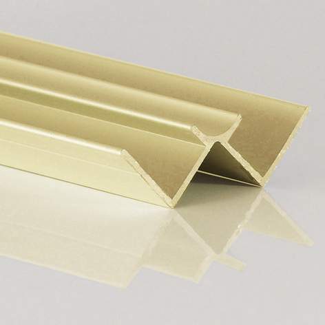DuraPanel Aluminium Internal Corner Trim 2500mm for 11mm Shower Wall Panels | 5 Colour Options