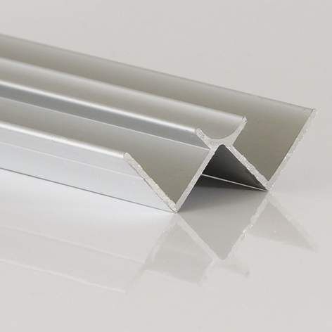 DuraPanel Aluminium Internal Corner Trim 2500mm for 11mm Shower Wall Panels | 5 Colour Options