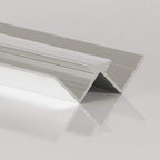 DuraPanel Aluminium Internal Corner Trim 2500mm for 11mm Shower Wall Panels | 5 Colour Options