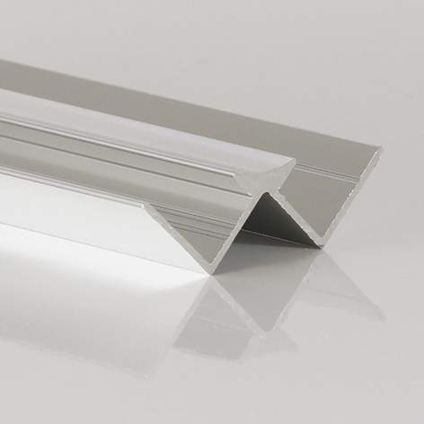 DuraPanel Aluminium Internal Corner Trim 2500mm for 11mm Shower Wall Panels | 5 Colour Options