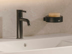 Roca Ona Medium Height Basin Mixer Smooth Body with Cold Start