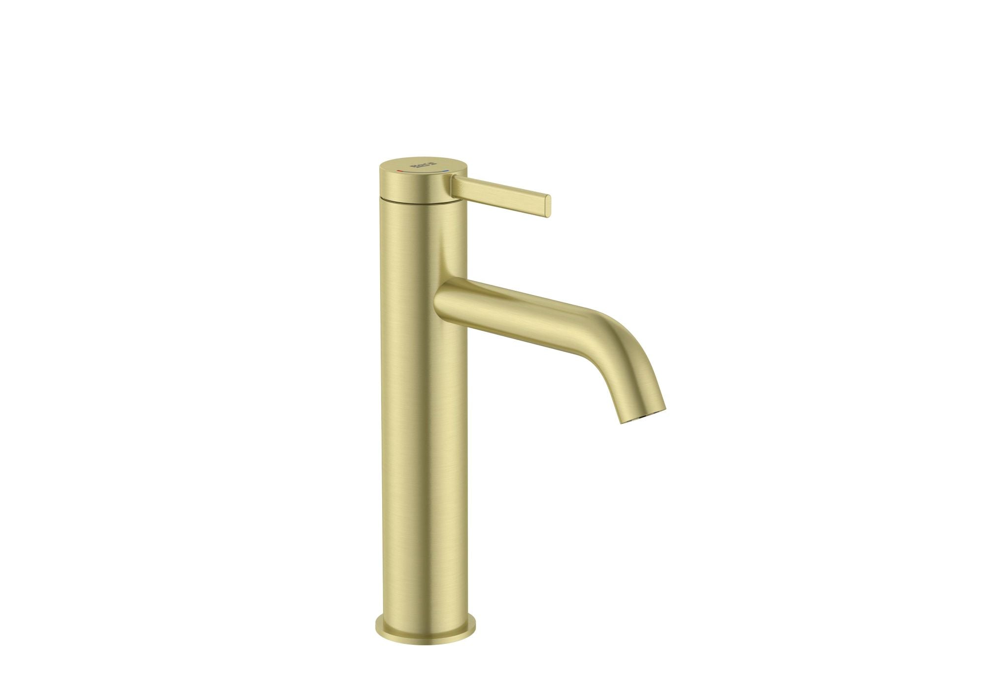 Roca Ona Medium Height Basin Mixer Smooth Body with Cold Start