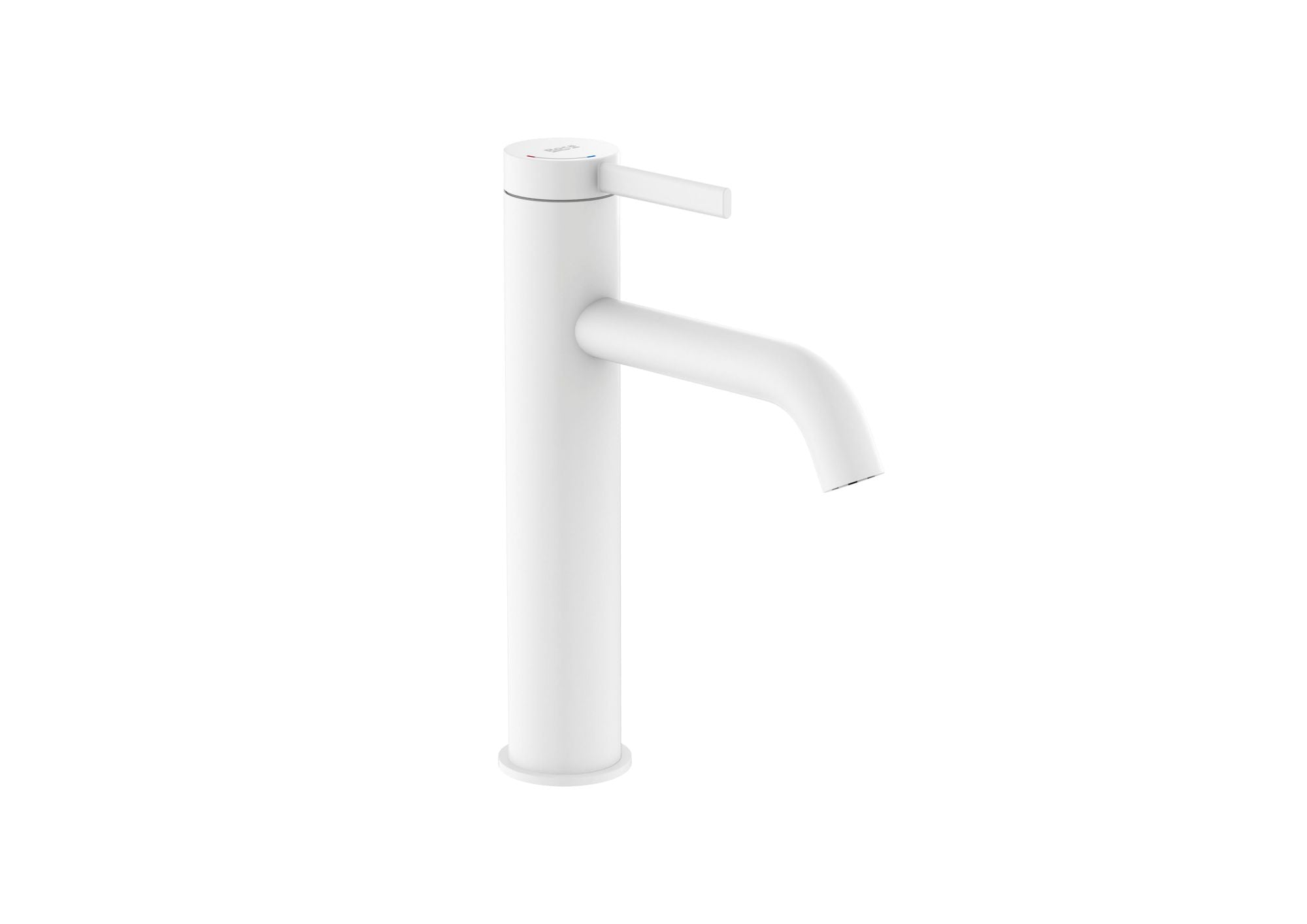 Roca Ona Medium Height Basin Mixer Smooth Body with Cold Start