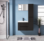 Modena 60 Wall-Hung Base Unit & Basin with Column