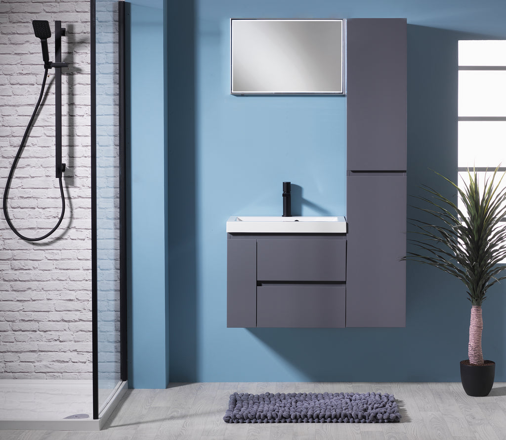 Modena 60 Wall-Hung Base Unit & Basin with Column