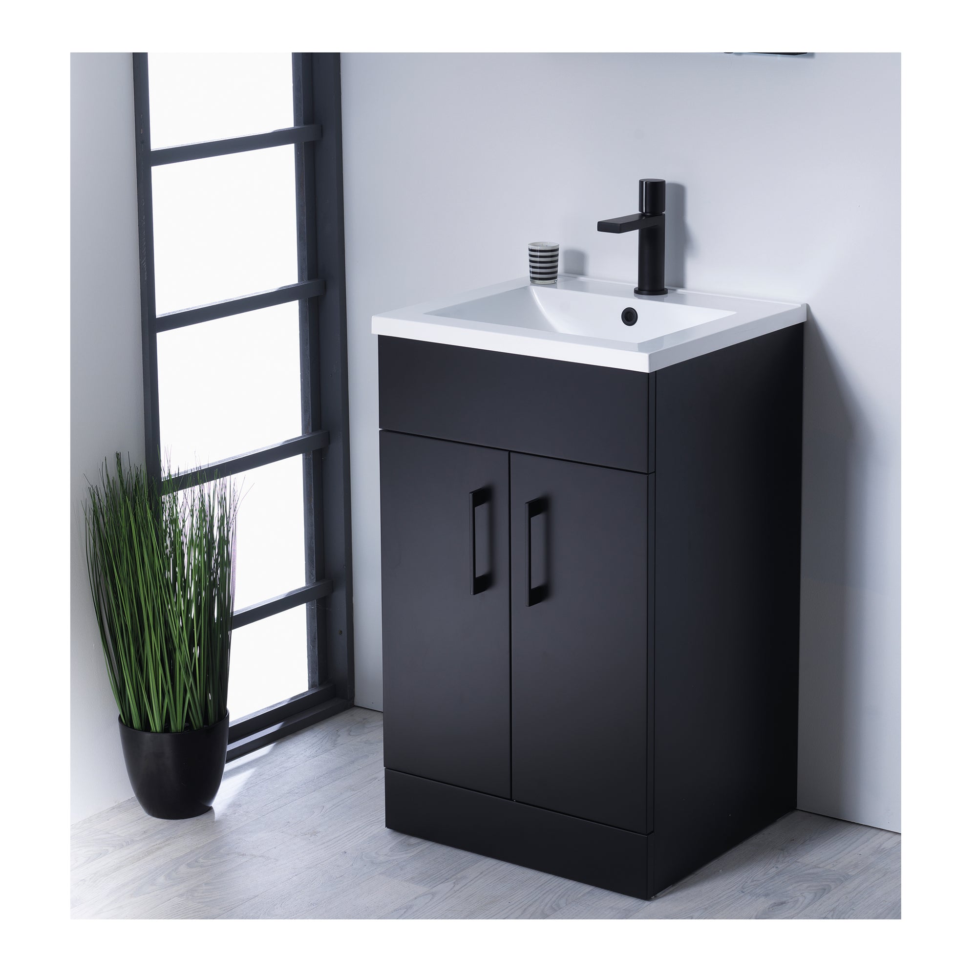 Monica 50 2-Door Combination - Matt Black