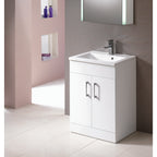 Monica 50 2-Door Combination - Gloss White