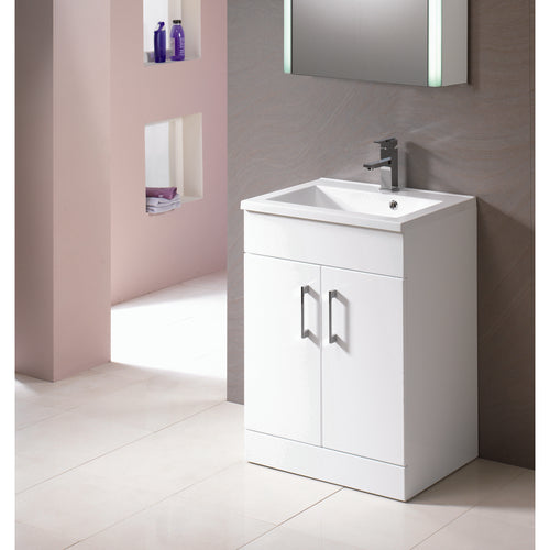 Monica 50 2-Door Combination - Gloss White