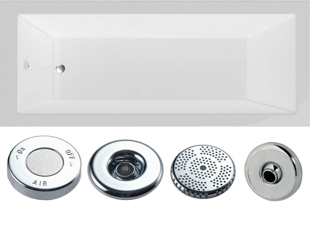 Montana Single Ended Bath - Whirlpool Option 2