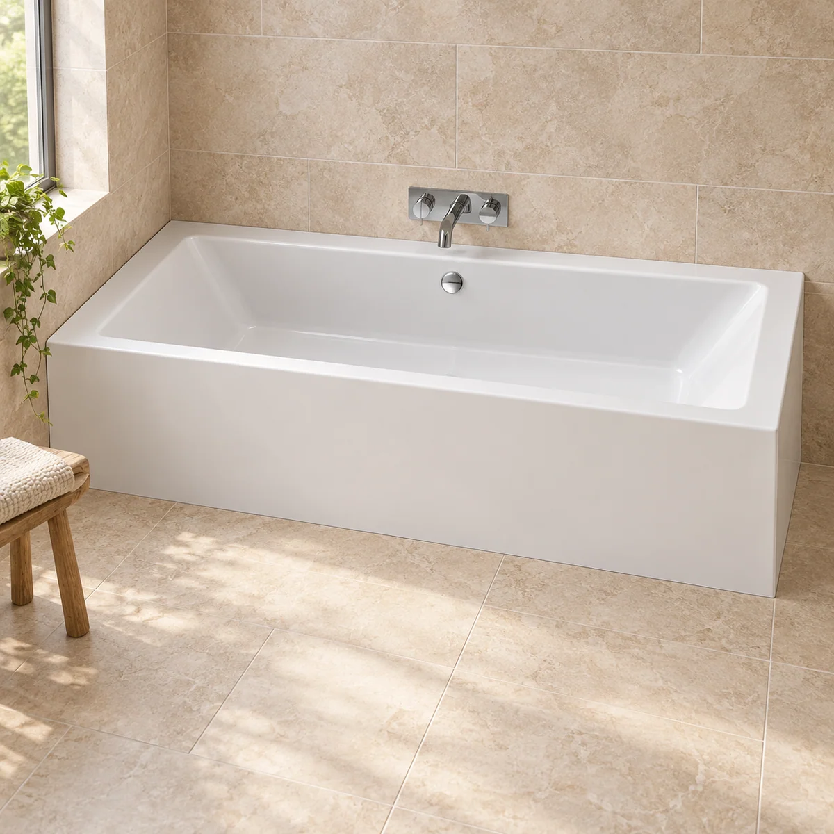 Nevada Double Ended Bath – 5mm Acrylic & Superspec