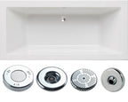 Nevada Single Ended Bath - Whirlpool Option 2