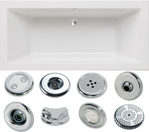 Nevada Single Ended Bath - Whirlpool Option 3