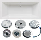 Nevada Single Ended Bath - Whirlpool Option 6
