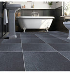 DuraFloor Oiled Slate Rigid Click Luxury Vinyl Tile Flooring – 1.86m² Pack