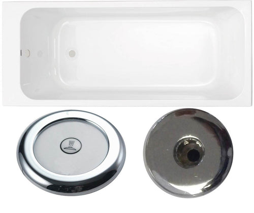 Oklahoma 1700 x 700mm Single Ended Airspa Bath - Option 4