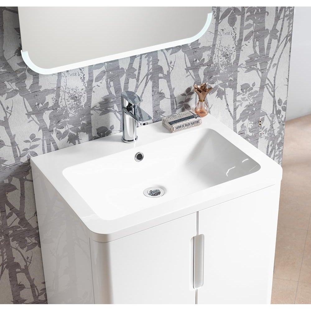 Oxford 60 Vanity Unit & Basin - Gloss White