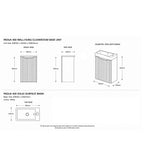 Padua 40 Cloakroom Combination