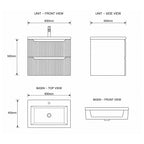 Padua 60 2-Drawer Wall-Hung Unit