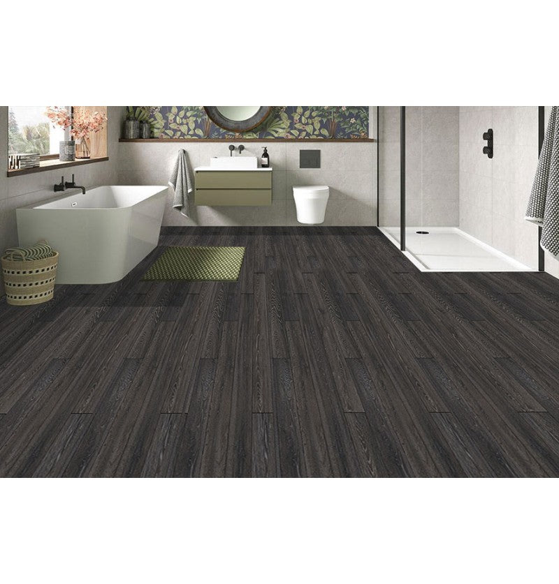 DuraFloor Black Oak Rigid Click Luxury Vinyl Flooring | Waterproof SPC Flooring