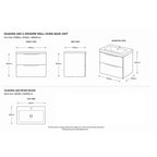 Quadra 60 2-Drawer Wall-Hung Vanity Unit