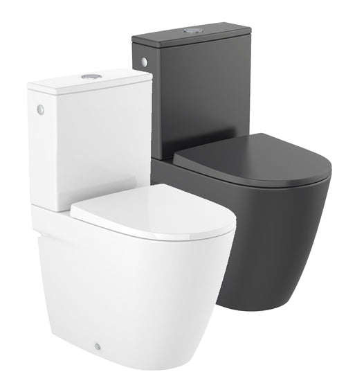 Roca Ona Rimless Compact Close Coupled Closed Back Pan