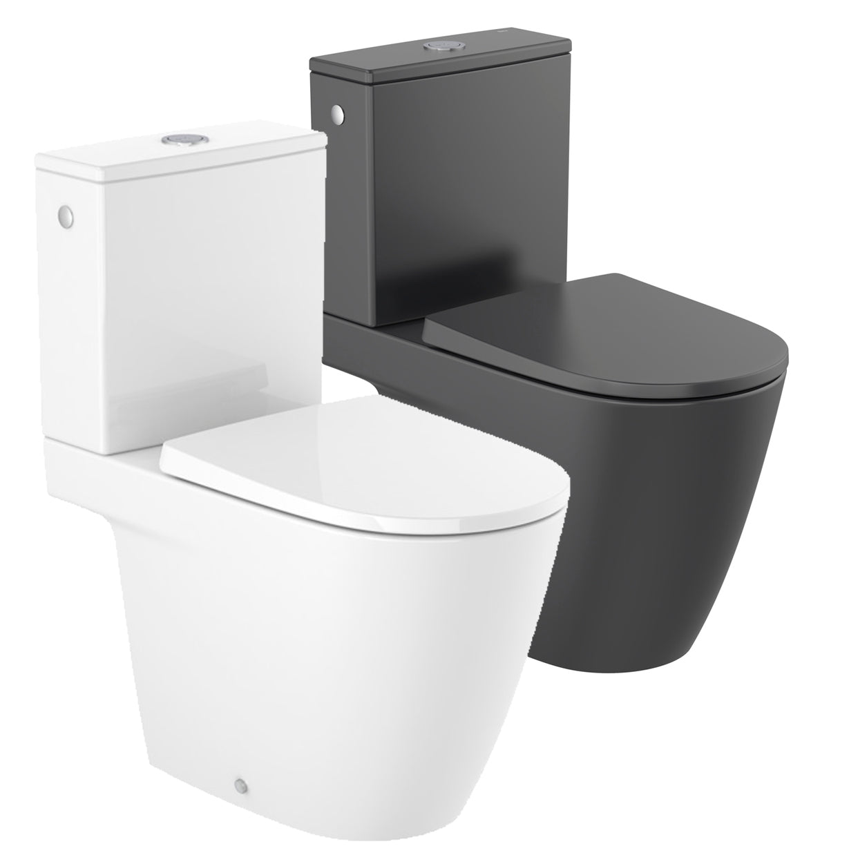 Roca Ona Rimless Close Coupled Open Back Pan