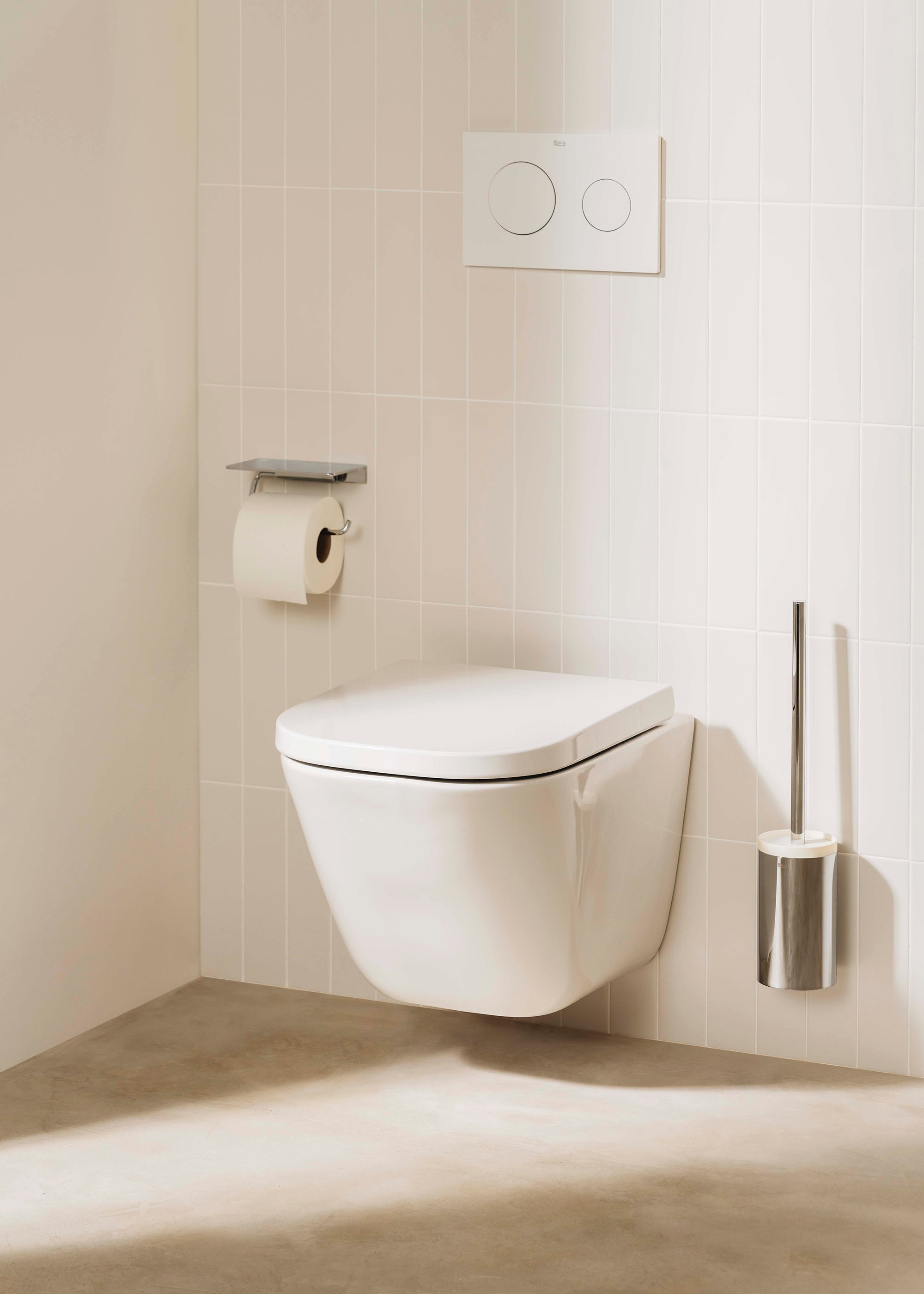 Roca The Gap Square Rimless Wall Hung Pan