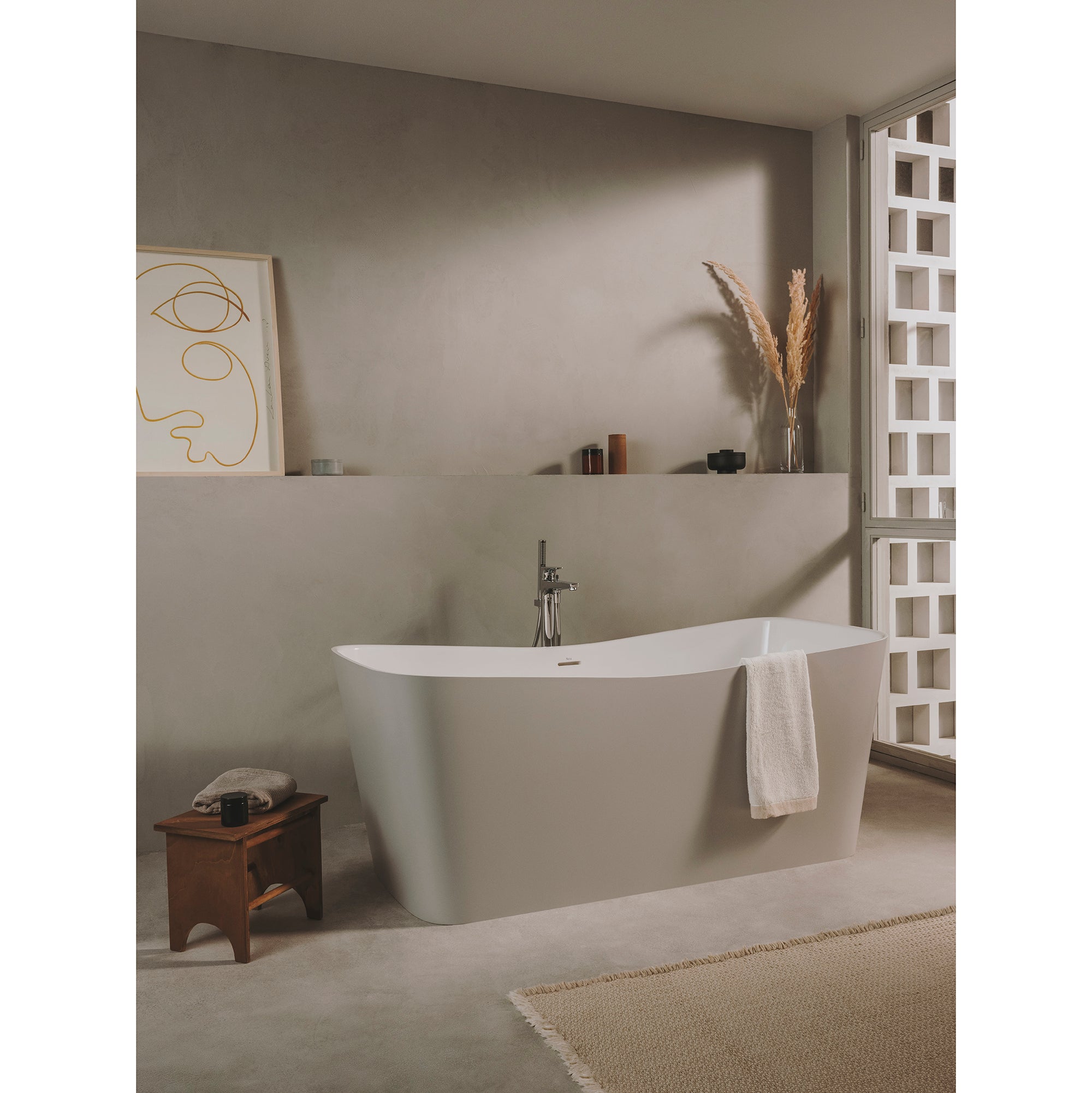 Roca Atlas Floor Standing Bath Shower Mixer