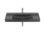 Roca Ona Matt Black Wall-Hung Standard Basin
