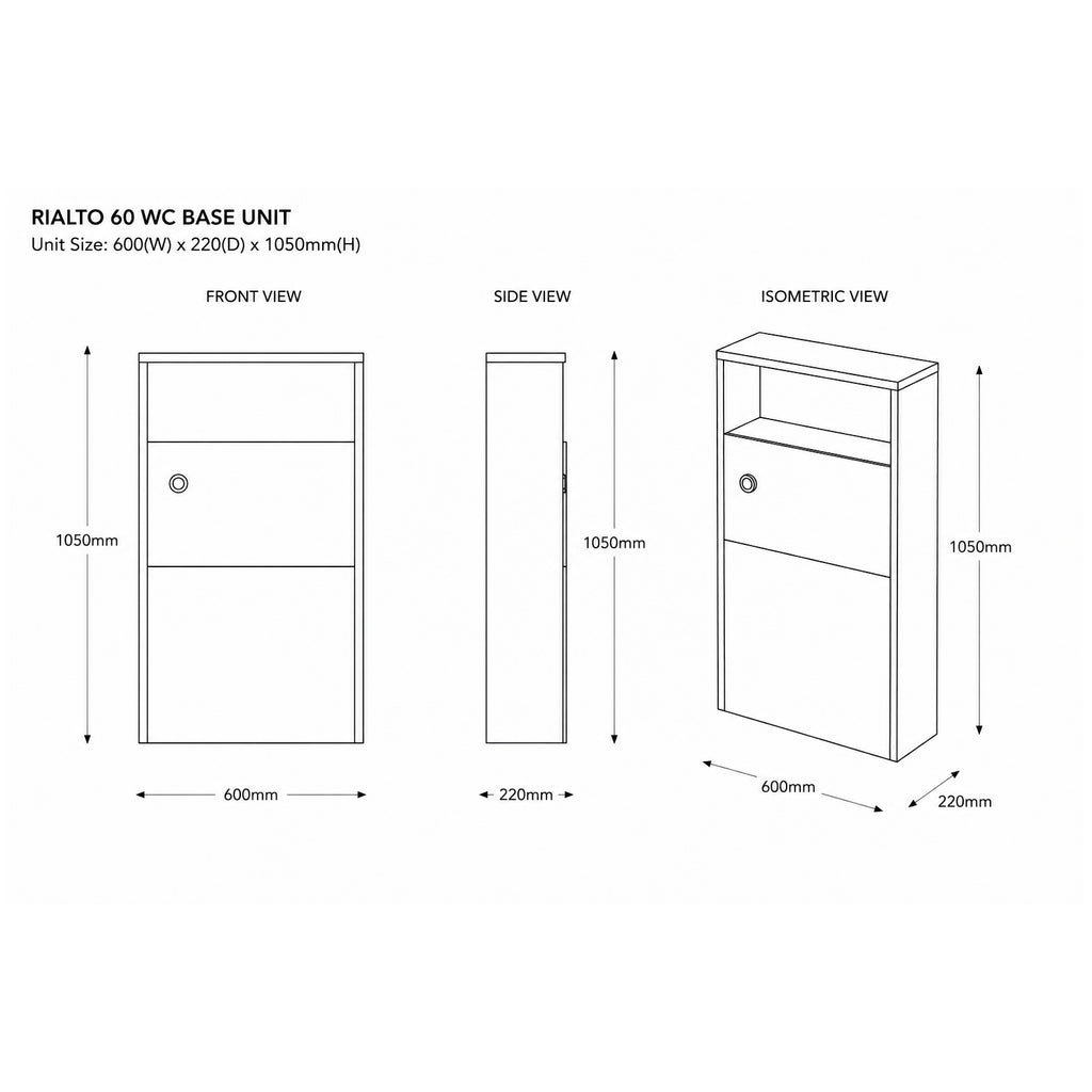 Rialto WC Base Unit
