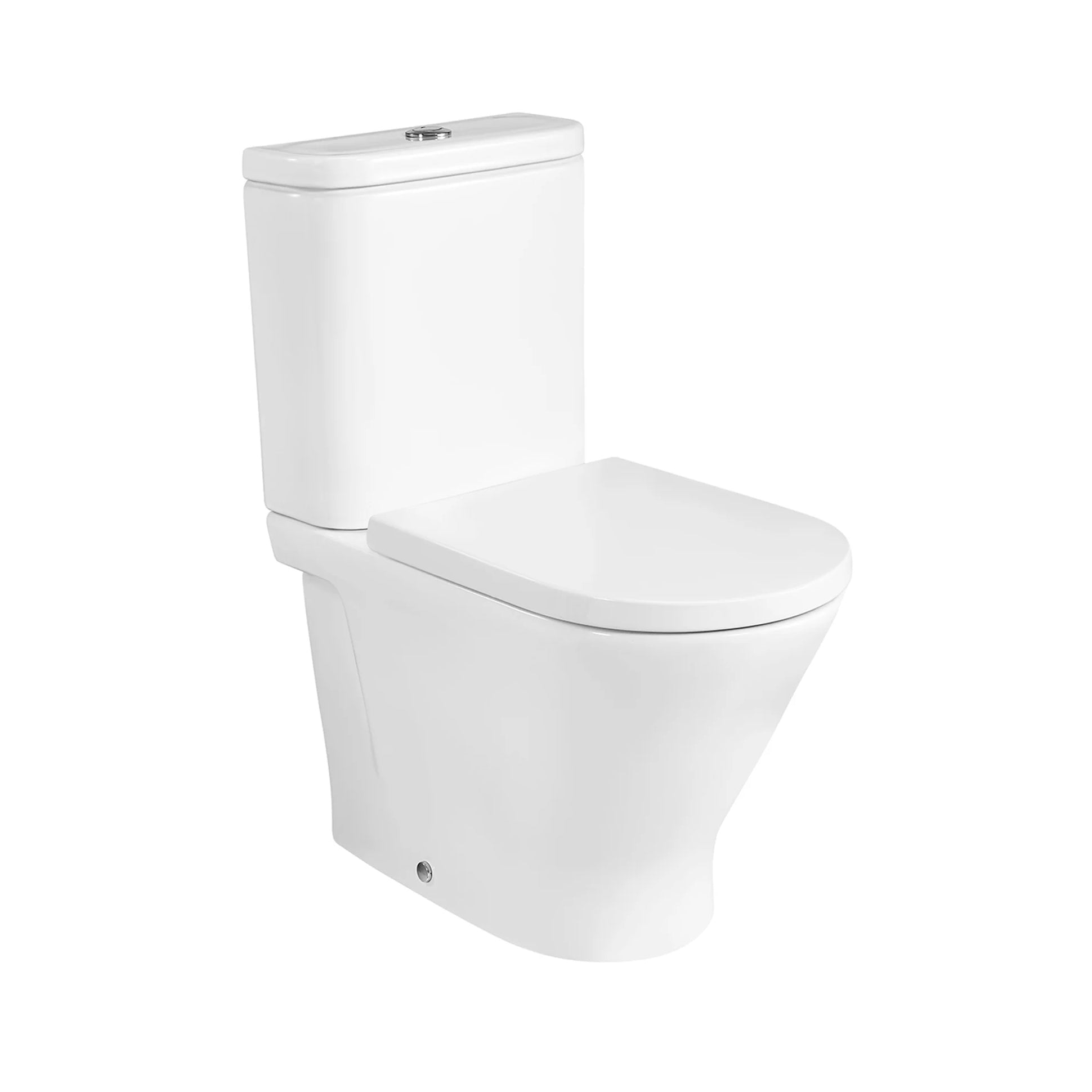 Roca The Gap Round Rimless Closed Back Close Coupled Pan