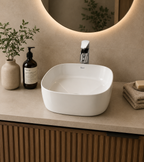 Roca Inspira 370mm Soft On Countertop Fineceramic Basin