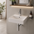 Roca Ona Compact 400 x 320mm 1 Tap Hole Basin