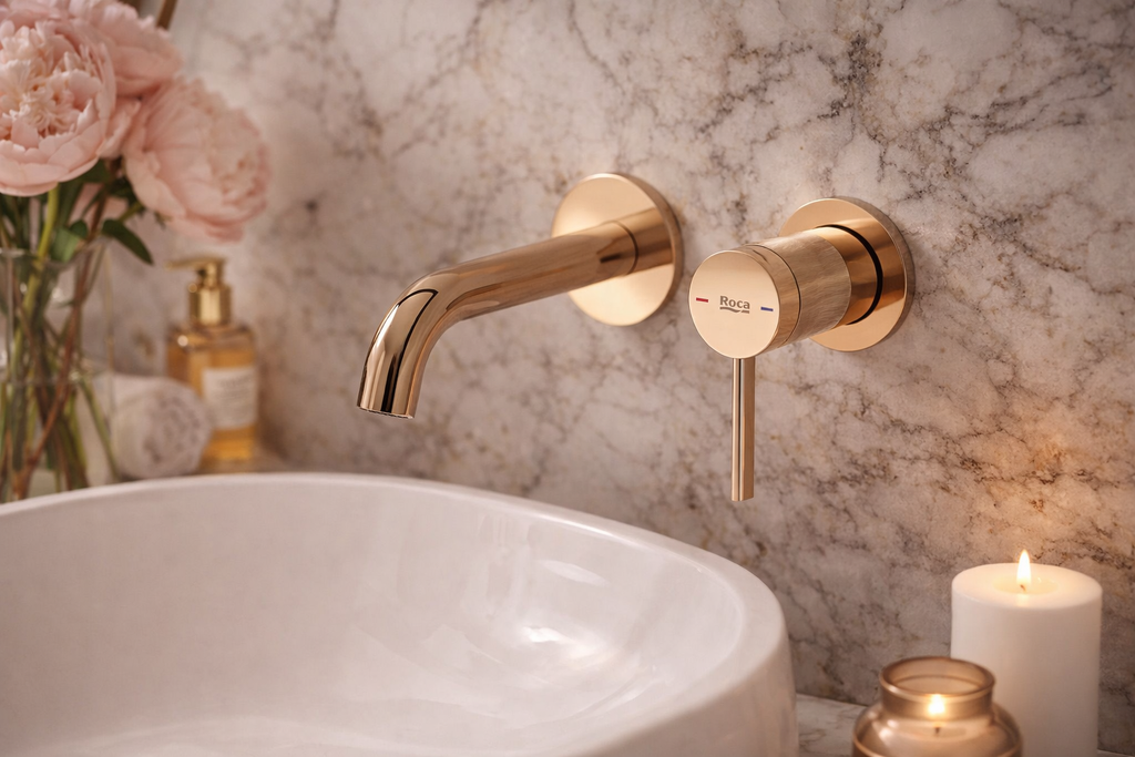Roca Ona Wall-Mounted Basin Mixer