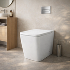Roca Inspira Square Rimless Back to Wall Pan