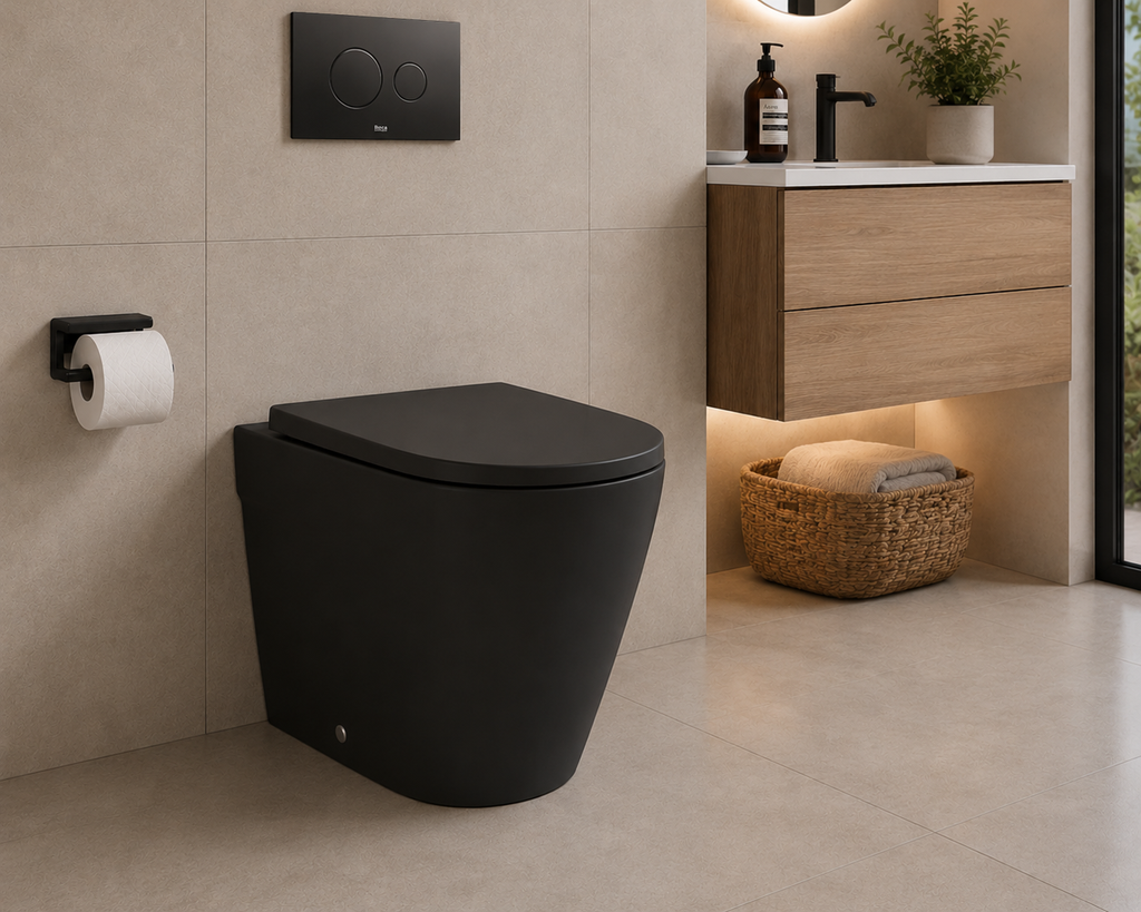 Roca Ona Rimless Back to Wall Pan