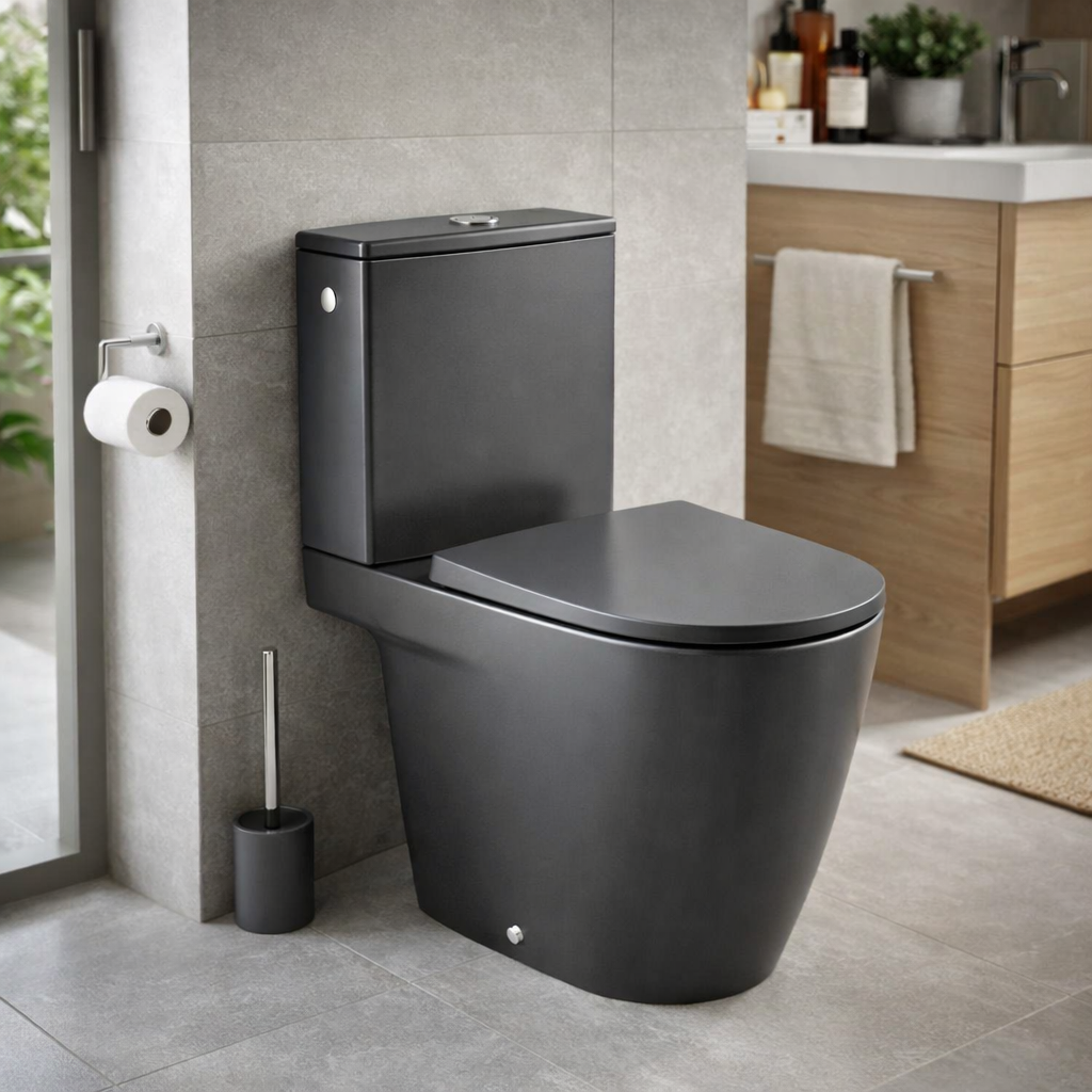 Roca Ona Rimless Close Coupled Open Back Pan