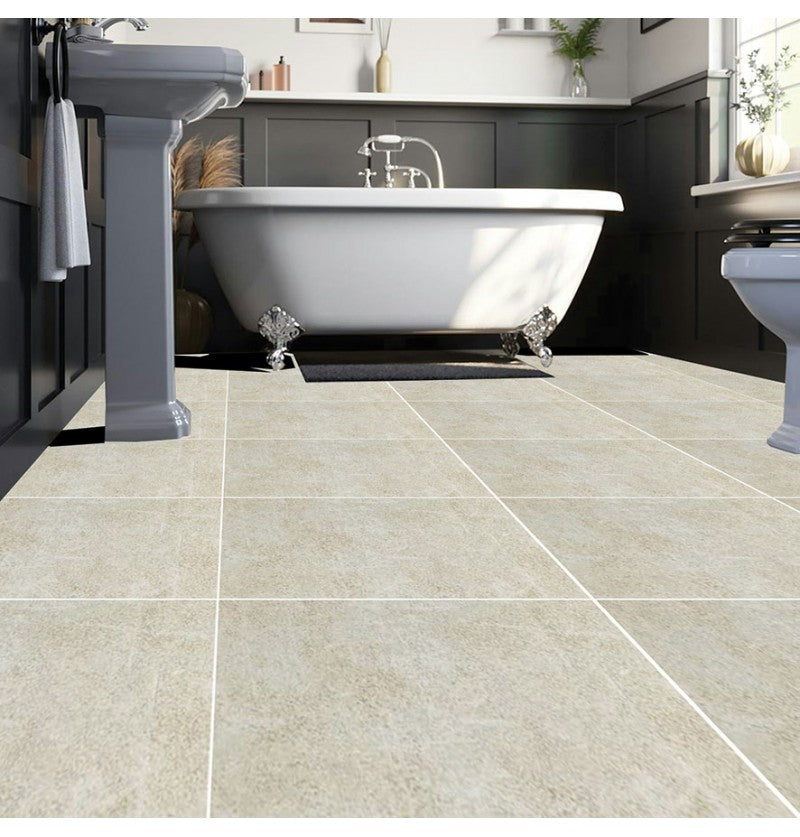 DuraFloor Sand Stone Rigid Click Luxury Vinyl Tile Flooring – 1.86m² Pack