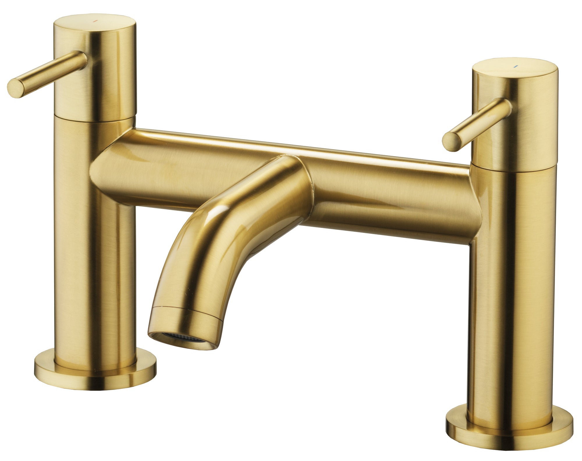 Tuscany Brushed Brass Bath Filler