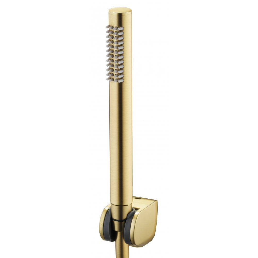 Ascent Tuscany Brushed Brass Bath Shower Mixer Tap with Shower Kit – Deck Mounted
