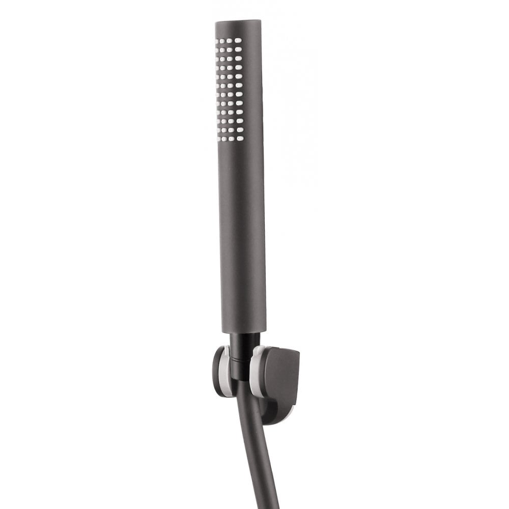 Ascent Tuscany Gunmetal Bath Shower Mixer Tap with Shower Kit – Deck Mounted