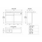 Urban 1000mm WC Combination - Gloss White