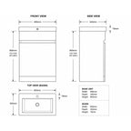 Urban 500mm Base Unit & Basin