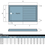 Vantage 40mm Walk In Trays