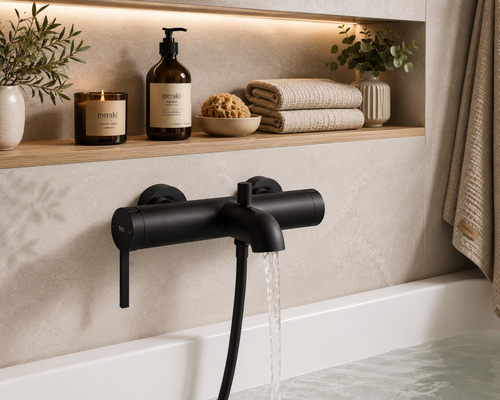 Roca Ona Wall Mounted Bath Shower Mixer (no kit)