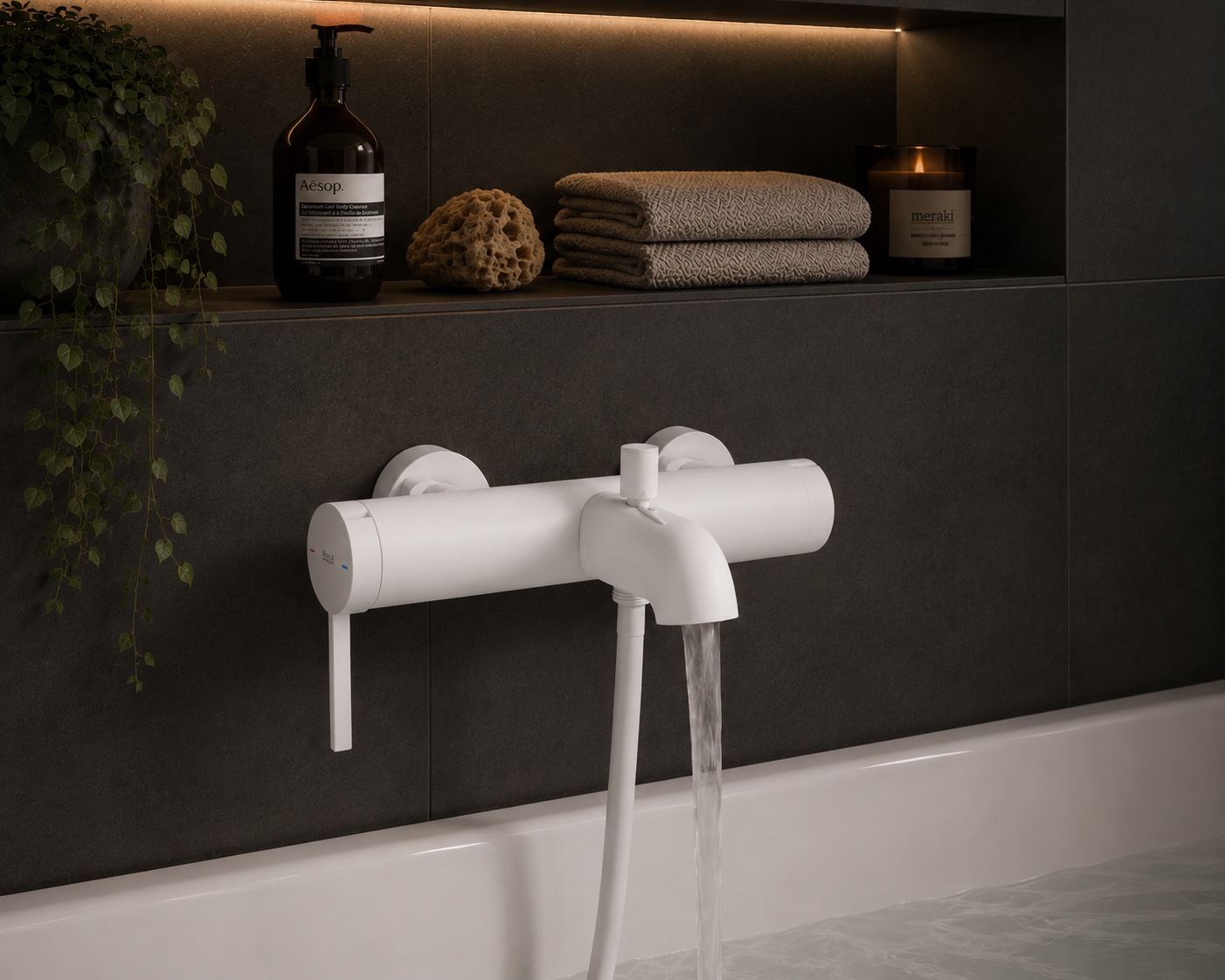 Roca Ona Wall Mounted Bath Shower Mixer (no kit)