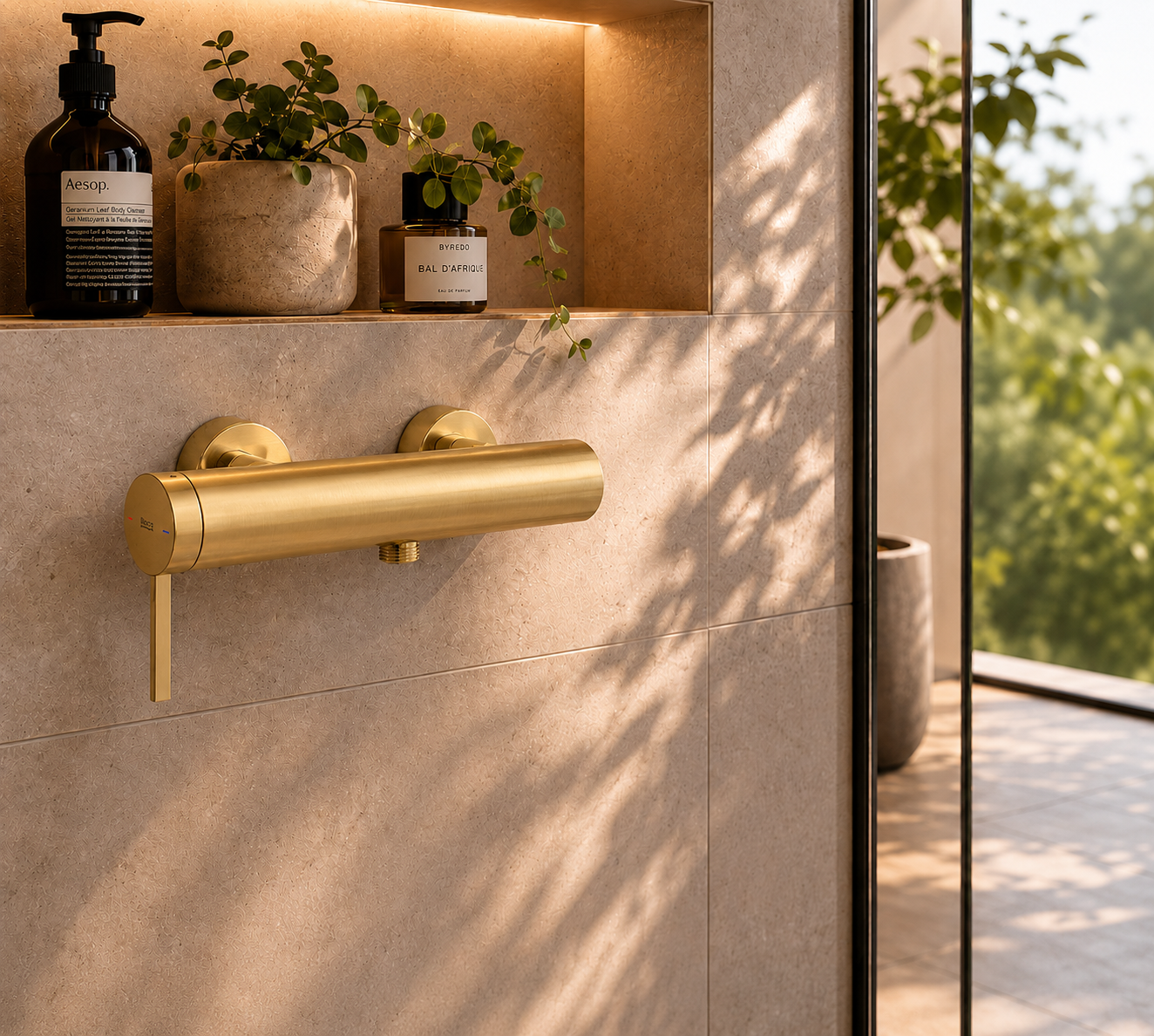 Roca Ona Wall Mounted Shower Mixer (no kit)