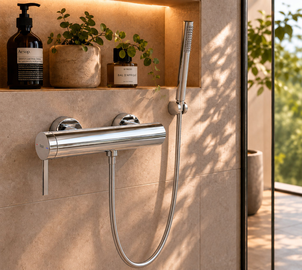Roca Ona Wall Mounted Shower Mixer (no kit)