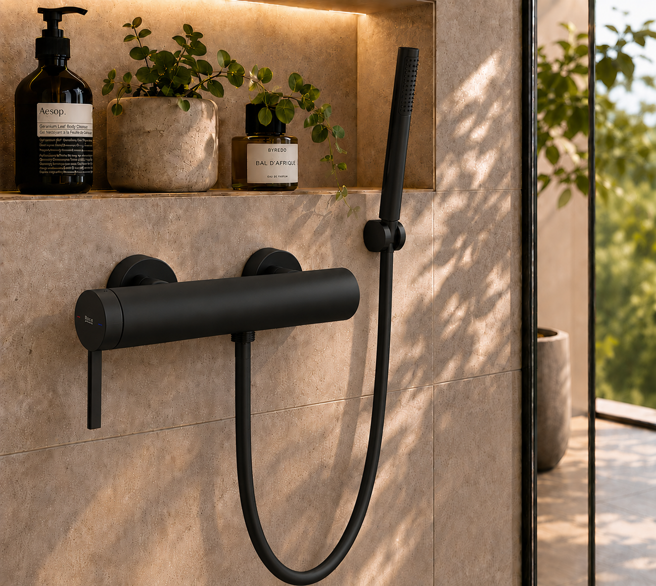 Roca Ona Wall Mounted Shower Mixer (no kit)
